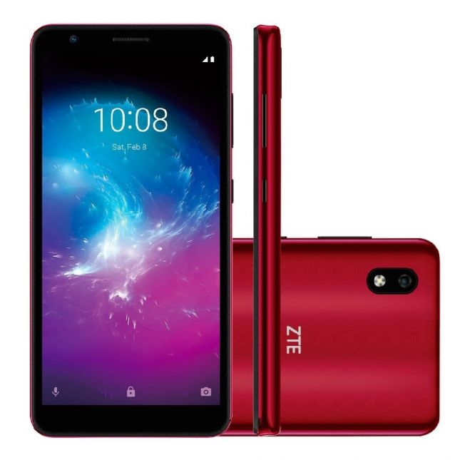 Smartphone ZTE Blade A3 4G Vermelho32/1GB Tela HD 5.4