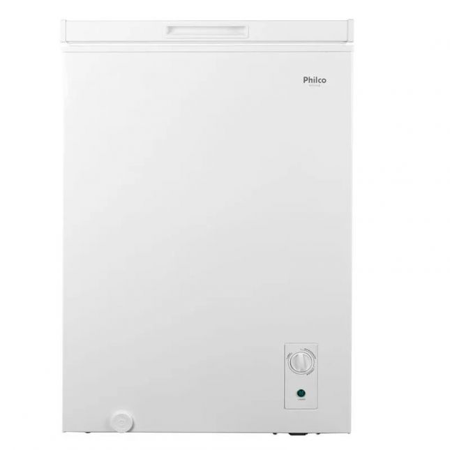 Freezer Horizontal 99L PFH105B NEW Philco 2 em 1 Branco 110V
