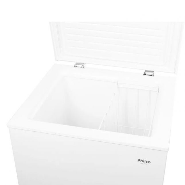 Freezer Horizontal 99L PFH105B NEW Philco 2 em 1 Branco 110V