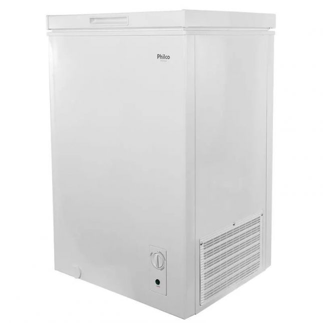 Freezer Horizontal 99L PFH105B NEW Philco 2 em 1 Branco 110V