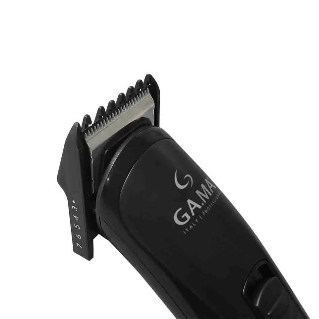 Máquina de cortar cabelo Gama Italy Black Titanium Usb T827 Bivolt