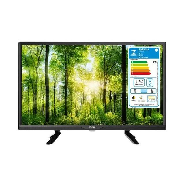 Tv Philco 24 Polegadas Recepção Digital Hd Led Ptv24g50dch