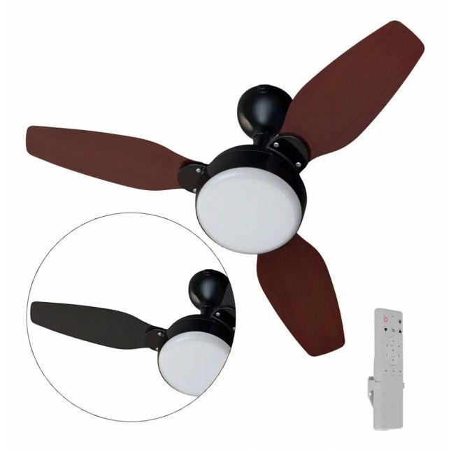 Ventilador Teto Ventisol 30W Inverter Legacy Controle Remoto Bivolt
