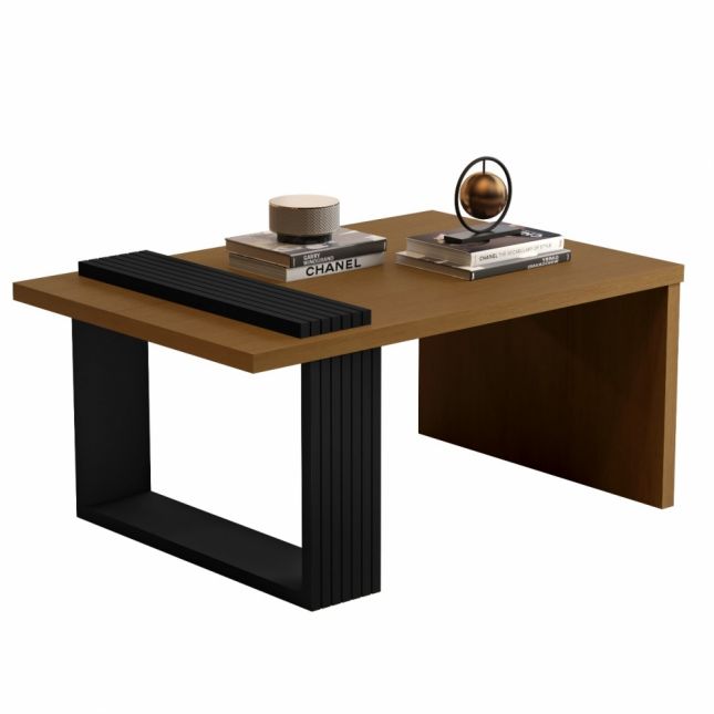 Mesa de Centro 8020 Luxo Nature/Preto JB Bechara