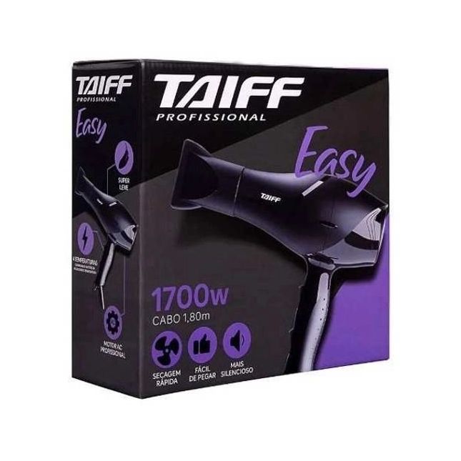 Secador de Cabelo Taiff Easy 2 Velocidades 2 Temperaturas 1700W