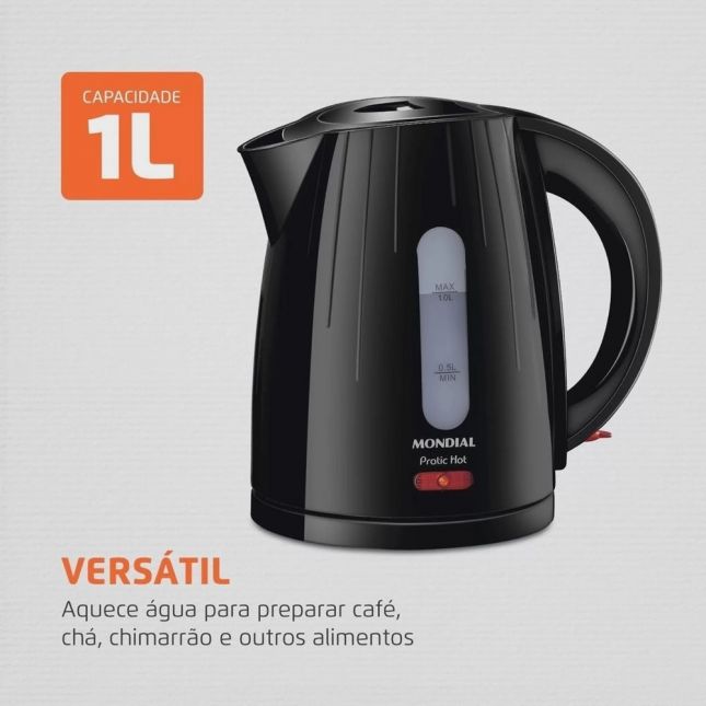 Chaleira Elétrica Pratic Hot Ce-07 Mondial 1200w 110v 