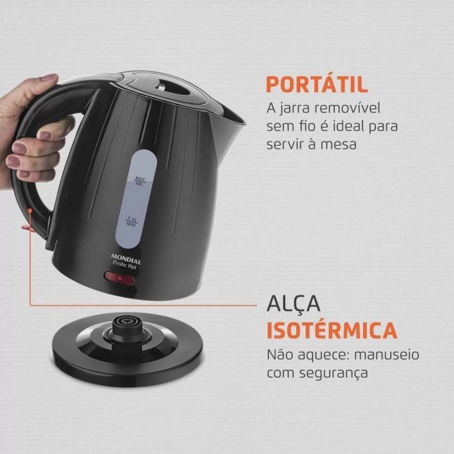 Chaleira Elétrica Pratic Hot Ce-07 Mondial 1200w 110v 