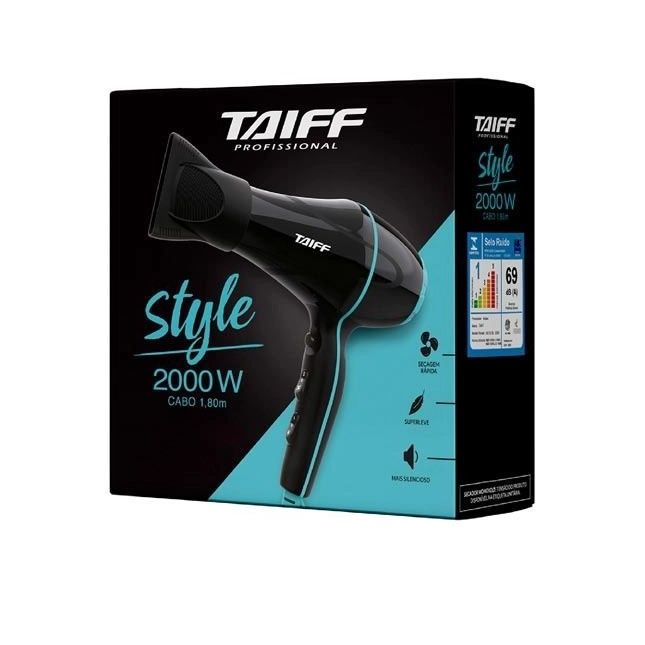 Secador de Cabelo Taiff Style com 02 Velocidades 2000W 110V