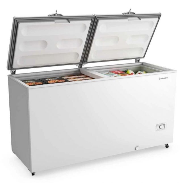 Freezer Horizontal Inverter Metalfrio 543 Litros Dupla Ação DA550IF Tech Bivolt