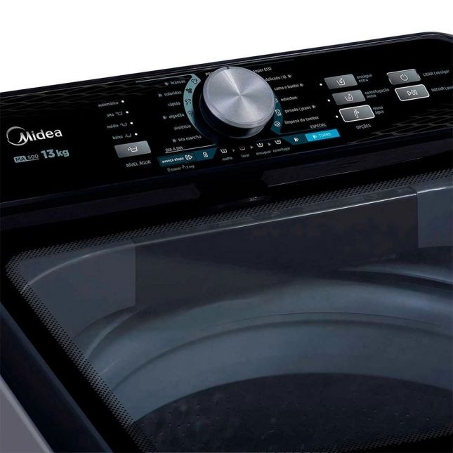 Lavadora de Roupas 13kg Midea MA500W13.GK-01 Top Load Cinza 110V