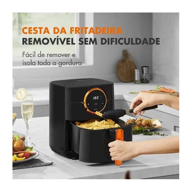 Air Fryer Fritadeira Elétrica 4l Digital Touch GA-E45A01 Gaabor 1400W 110v