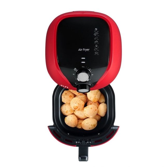 Air Fryer Fritadeira Elétrica 4L Vermelha GO203 Vermelha 1500W 110v