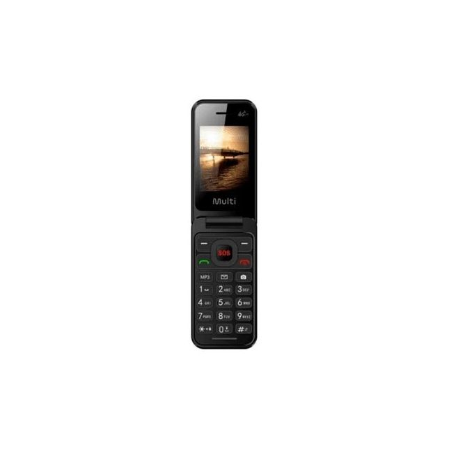 Celular Multilaser Flip Vita 4g Preto Botão Sos P9227
