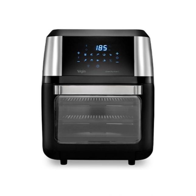 Air Fryer Fritadeira Elétrica Elgin 12L Oven Fry 4 Em 1 1800W 110V