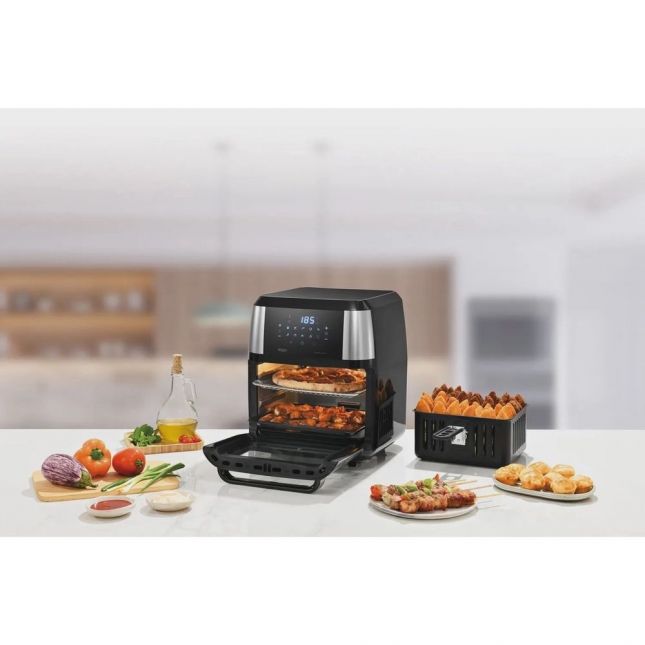 Air Fryer Fritadeira Elétrica Elgin 12L Oven Fry 4 Em 1 1800W 110V