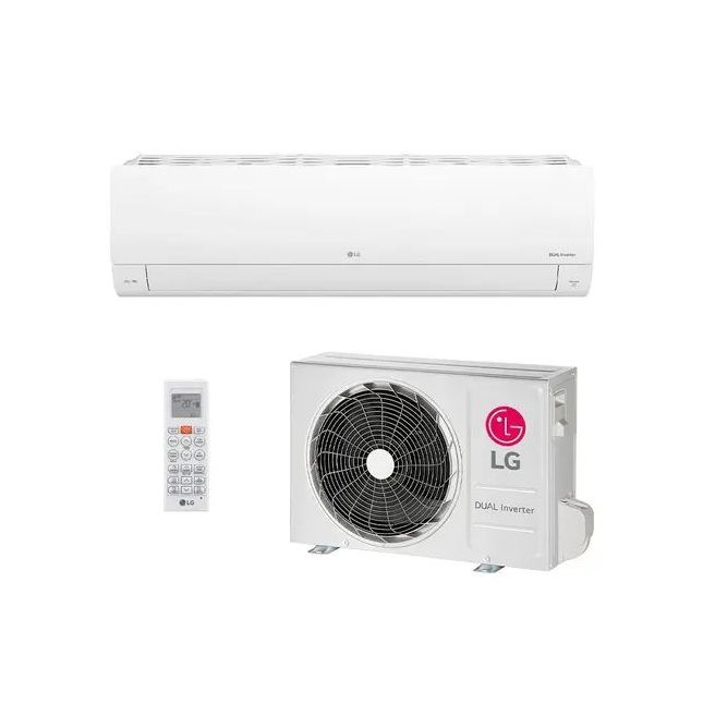 Ar-condicionado Split Hi-Wall LG Dual Inverter - Voice +AI 12.000 BTUs Frio S3-Q12JA31K