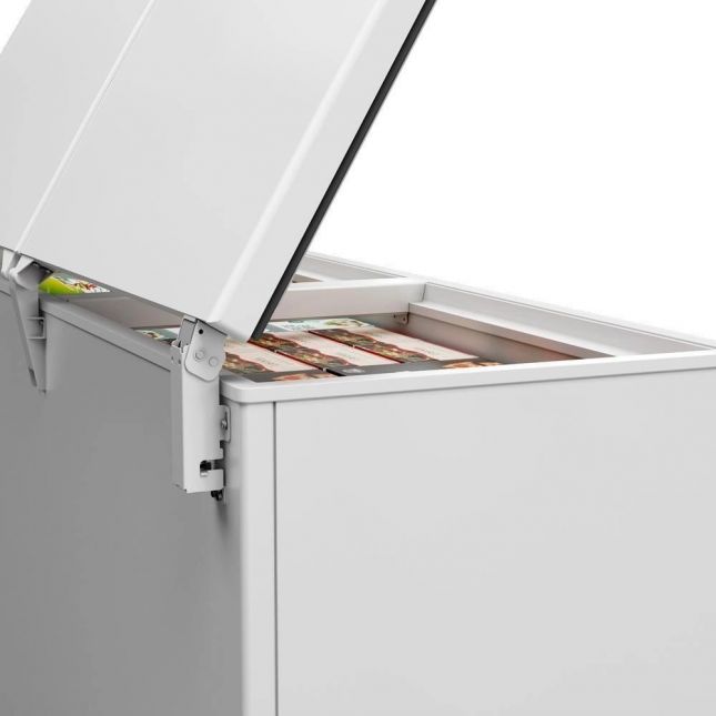 Freezer Horizontal Inverter 417L Da420if Dupla Ação + 8 A -22ºc  Tech Metalfrio Bivolt