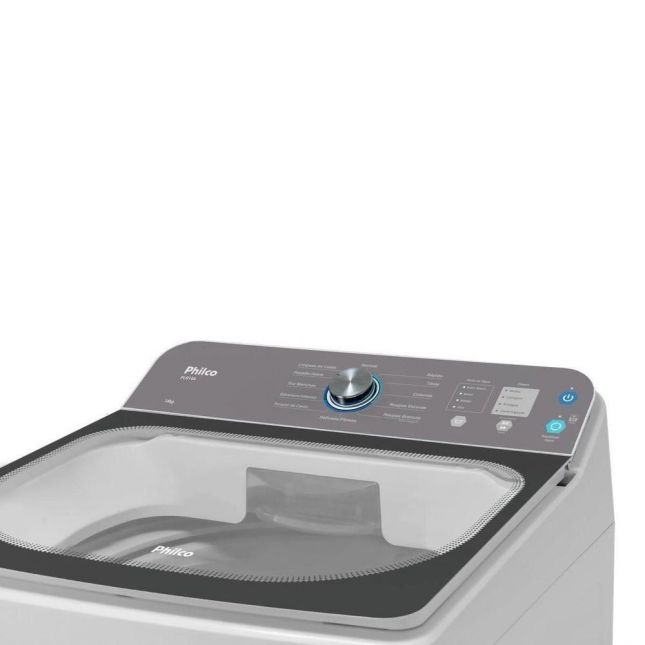 Lavadora de Roupas 14kg Philco PLR14A 12 Programas de Lavagem Branca 110V