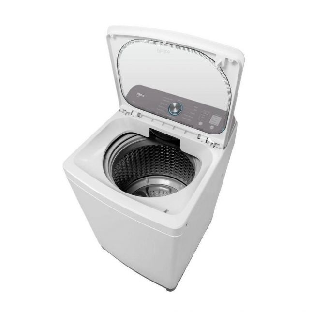 Lavadora de Roupas 14kg Philco PLR14A 12 Programas de Lavagem Branca 110V