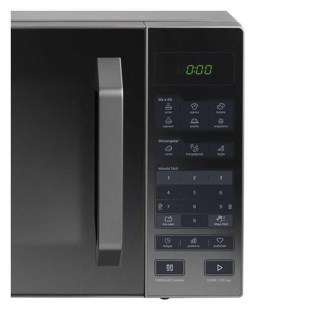 Forno Micro-ondas Midea 35 Litros MXSA35S Espelhado Silver 1450W 110V