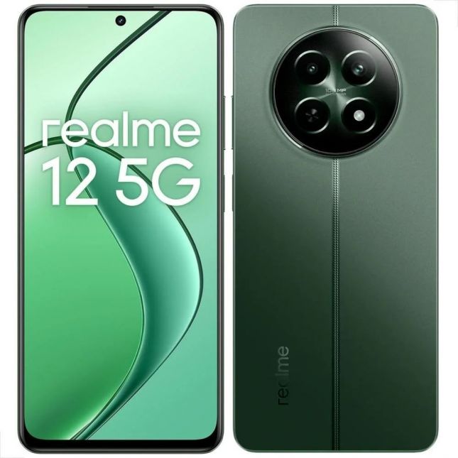Smartphone Realme 12 5G Slim Woodland Green 512/8+8GB 6.72
