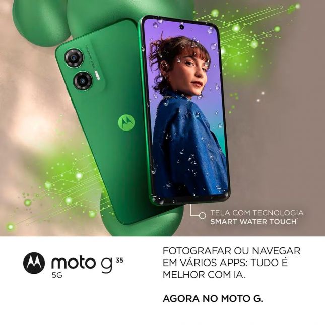 Smartphone Motorola Moto G35 Grafite 5G 128/4+8GB 6,7