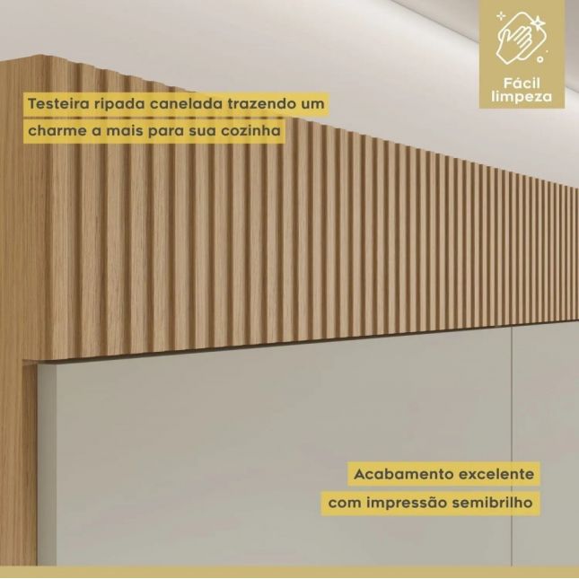 Armário Madeira Kit Realeza 1,60m MDF Carvalho/Greice Nesher