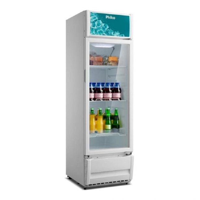 Expositor Vitrine Refrigerador 211 Litros Philco Vertical Branco PRE221 110V