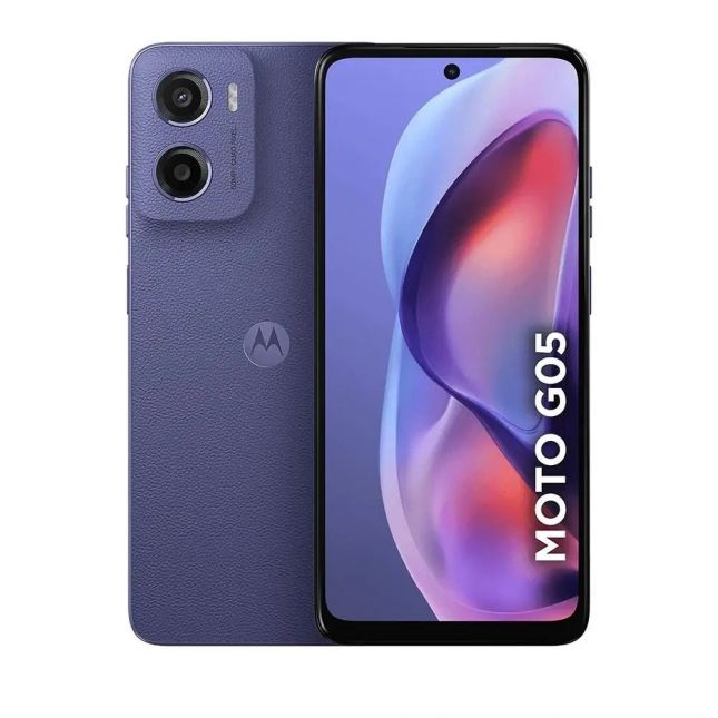 Smartphone Motorola Moto G05 Violeta 128/4+8GB  Camera 50MP com AI