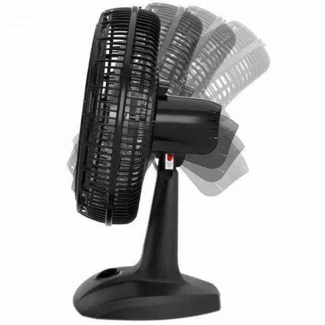 Ventilador de Mesa Philco PVT41A Preto 127v 150w 40cm 6 Pás 3 Velocidades