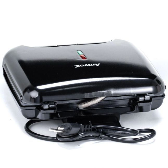 Sanduicheira e Grill Amvox AMS 370 Black Led on/off 750W 110V