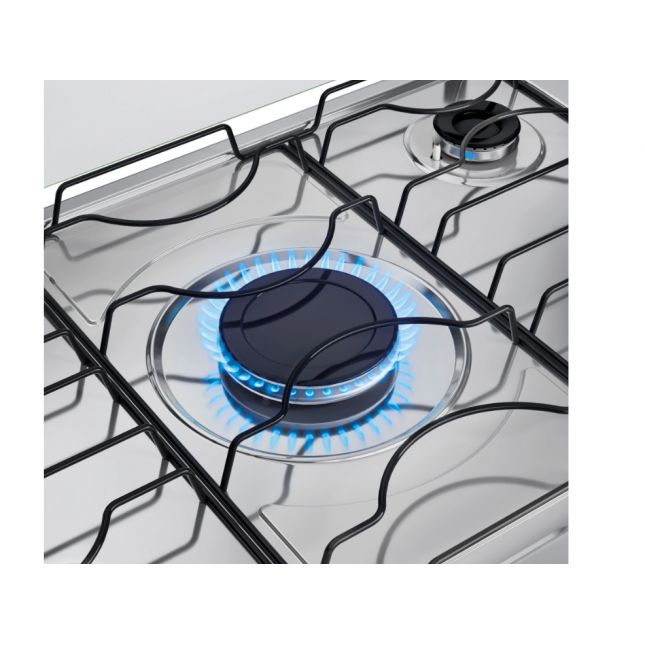 Fogão 5 Bocas Atlas Mônaco Automático Branco Mesa de Inox