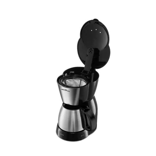 Cafeteira Elétrica Britânia 32 xícaras 1,2L BCF32B Jarra em Inox 800W 110V