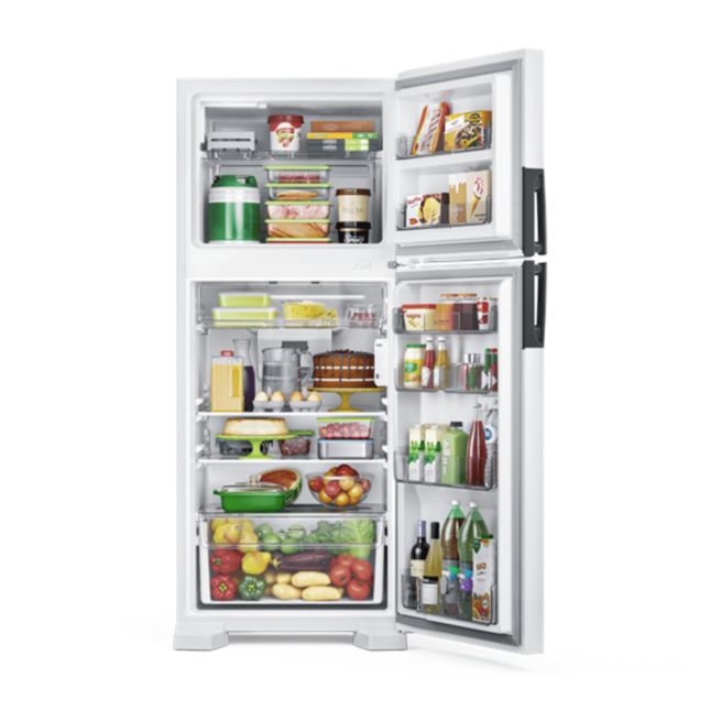 Geladeira Consul 410L CRM50LBA Frost Free Duplex Espaço Flex e Controle Interno de Temp. Branca 110v
