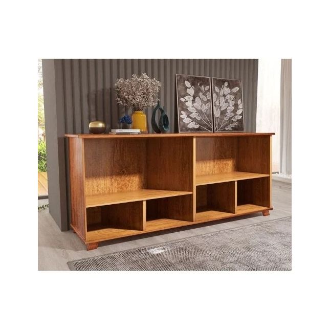 Buffet Classic 4 portas MDF Naturale/Off Bom Pastor 