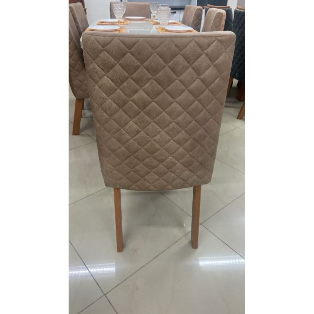 Cadeira Infinity Fasano Kit 02un Naturale 9100 Bom Pastor 