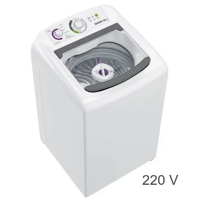 Lavadora de Roupas 12kg Consul CWH12BB Branca 220 VOLTS