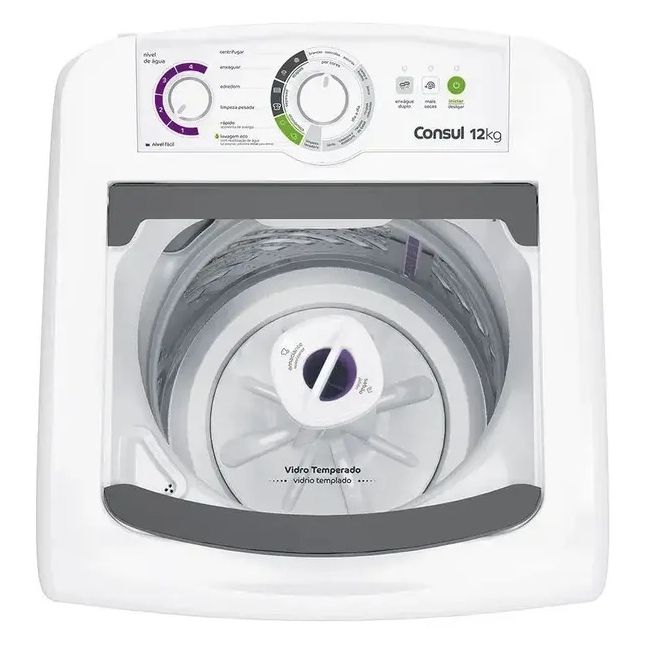 Lavadora de Roupas 12kg Consul CWH12BB Branca 220 VOLTS