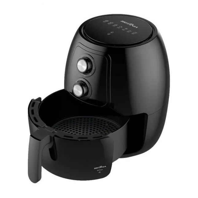 Air Fryer Fritadeira Elétrica Britânia 4 Litros BAF40A Preto 1500W 110V