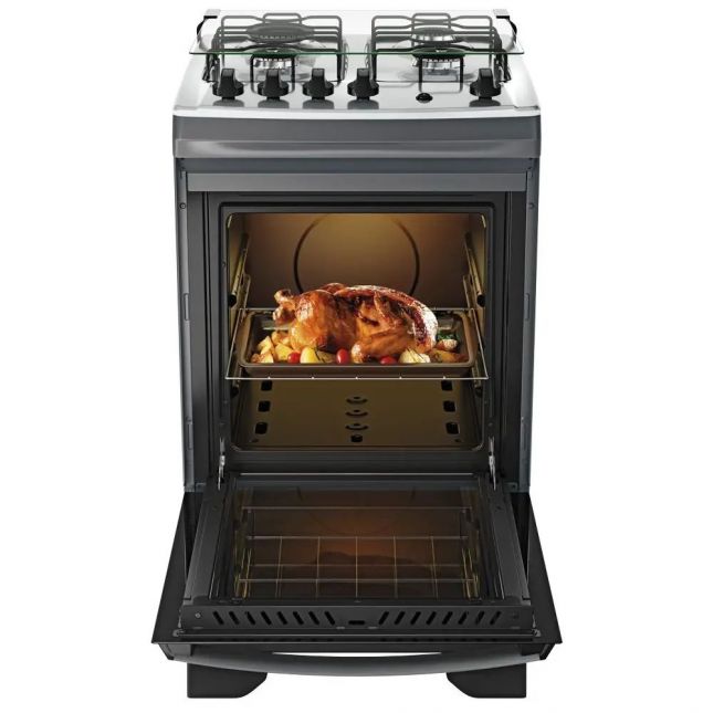Fogão 4 Bocas Titanium com Mesa Inox Dako Novo Supreme Bivolt