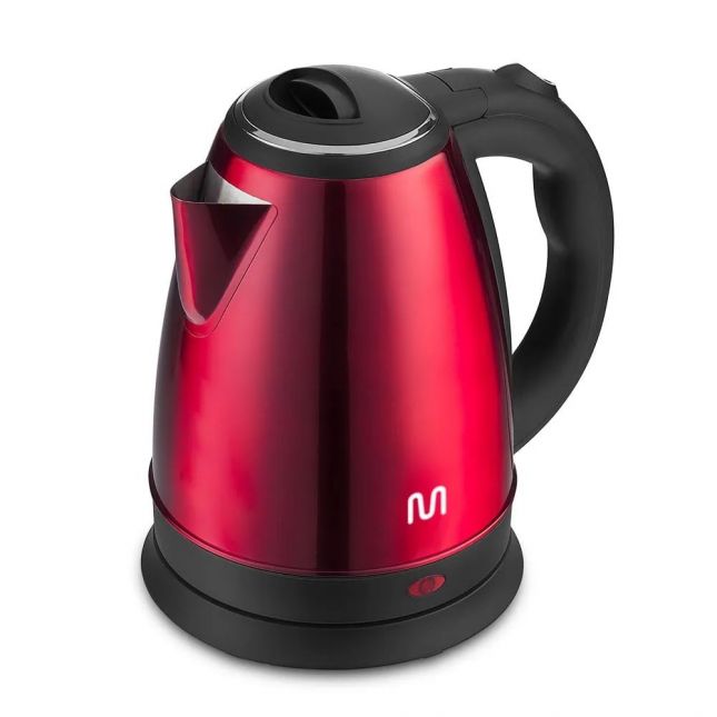 Chaleira Elétrica Multi 1,8l GO027  Inox Vermelha 1150w 110v