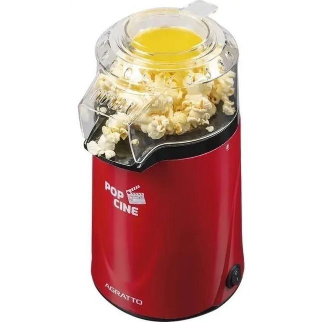 Pipoqueira Agratto Pop Cine PP01 com Dosador Vermelha 1200W 110V