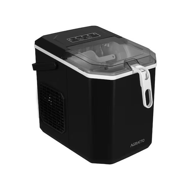 Máquina de Gelo Agratto Portátil 12 kg Preta 100w 110v