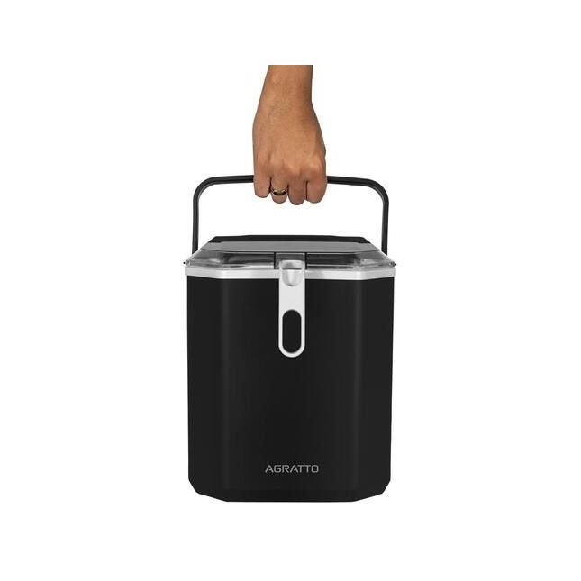 Máquina de Gelo Agratto Portátil 12 kg Preta 100w 110v