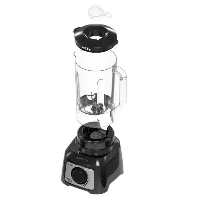 Liquidificador Agratto Turbo 15 3,2 Litros Preto 1200w 110v 