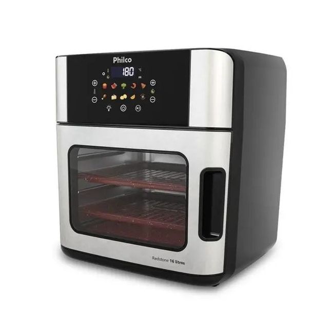 Air Fryer Fritadeira Elétrica Philco 16L PAF16A 4 em 1 Painel Digital 1900W 110V