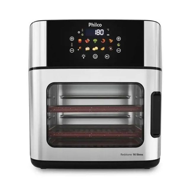 Air Fryer Fritadeira Elétrica Philco 16L PAF16A 4 em 1 Painel Digital 1900W 110V