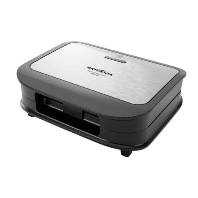 Sanduicheira e Grill Britânia BGR25A  Antiaderente Preta/Inox 750W 110V
