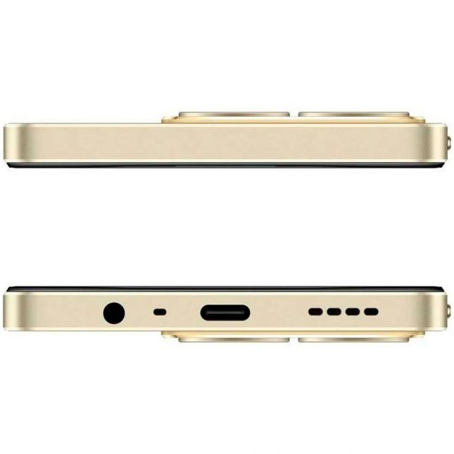 Smartphone Realme C61 Sparkle Gold RMX3930 128/4GB NFC Tela 6.74 Câmera A.I. 50MP