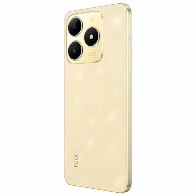 Smartphone Realme C61 Sparkle Gold RMX3930 128/4GB NFC Tela 6.74 Câmera A.I. 50MP